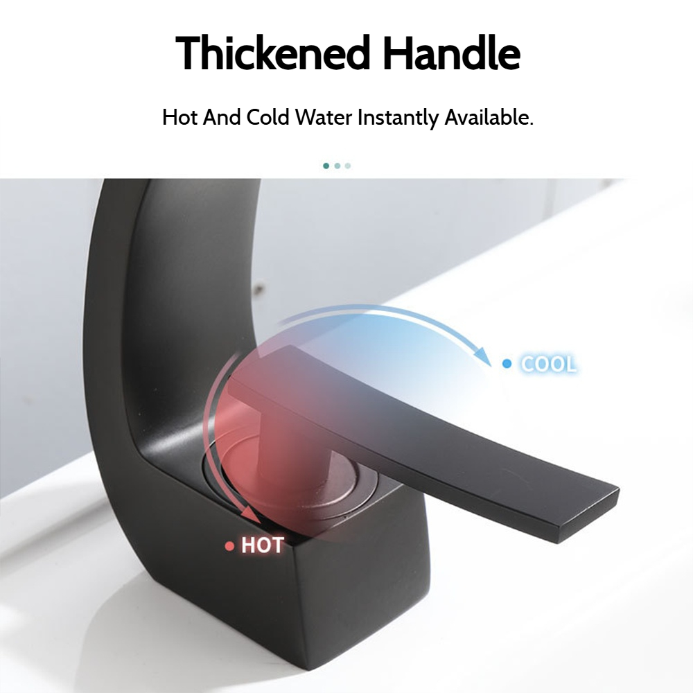 Black/White Curve Design Basin - Silicone Tap Washer recension och pris