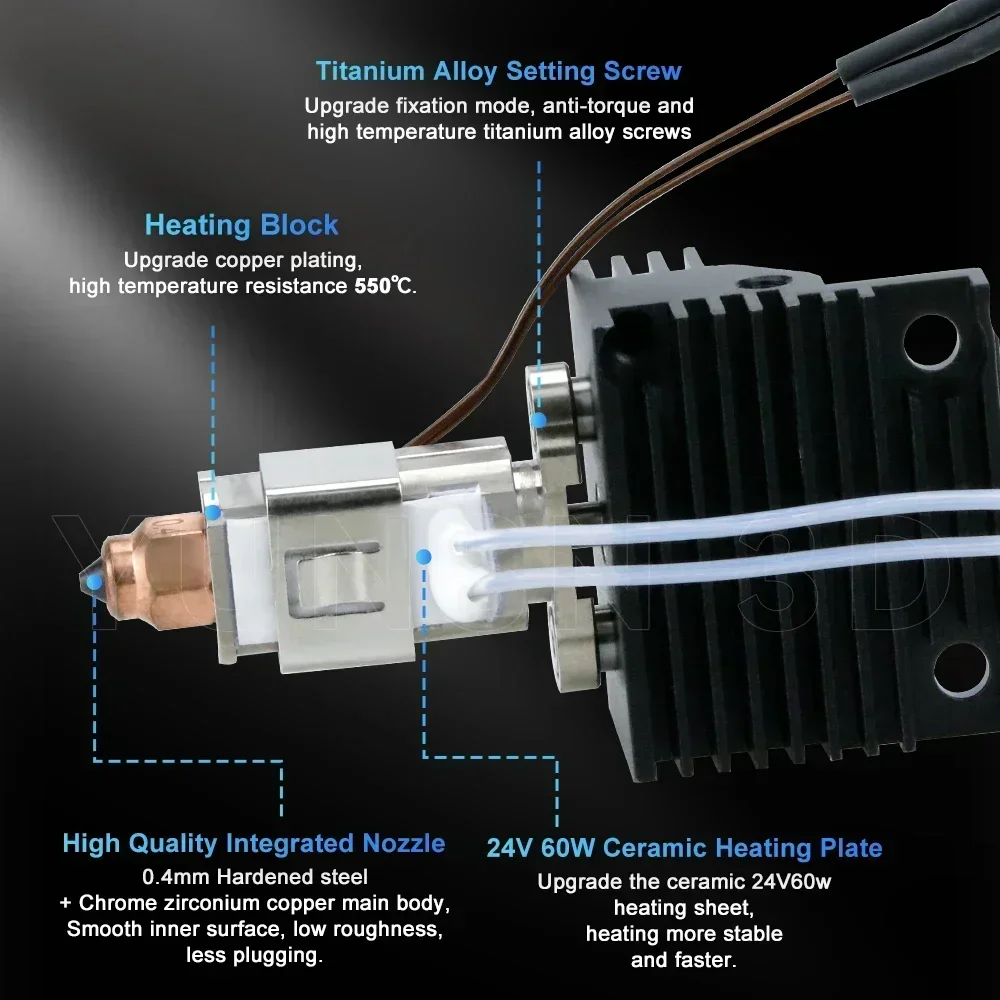 New Upgraded Hotend For Creali - Creality Printer K1 recension och pris